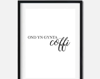 Ond yn gynta ... coffi