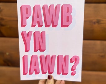 Pawb yn iawn? | Everyone ok?