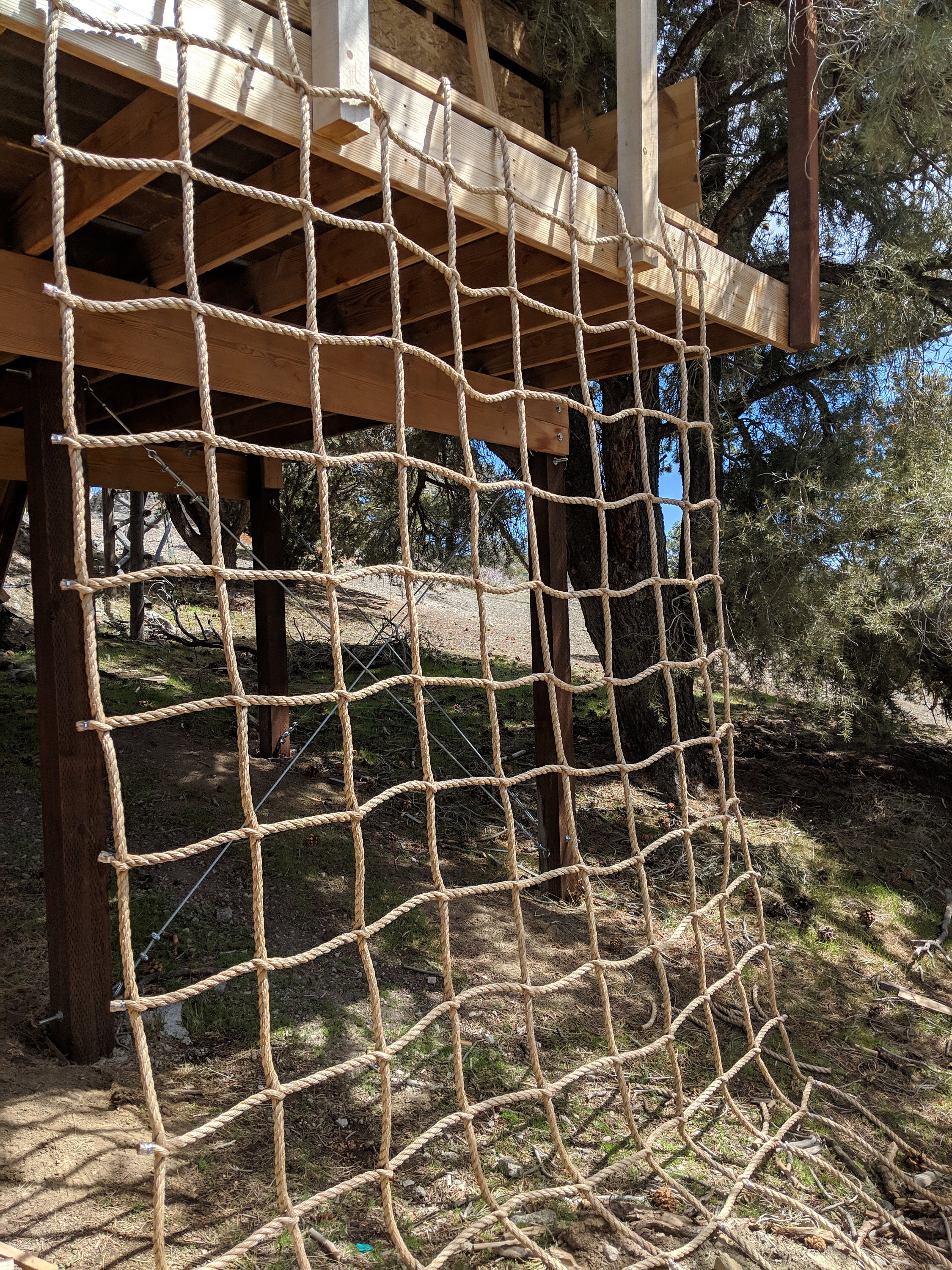 Climbing Net Handmade in the USA Kids 3/4 Pro Manila Etsy