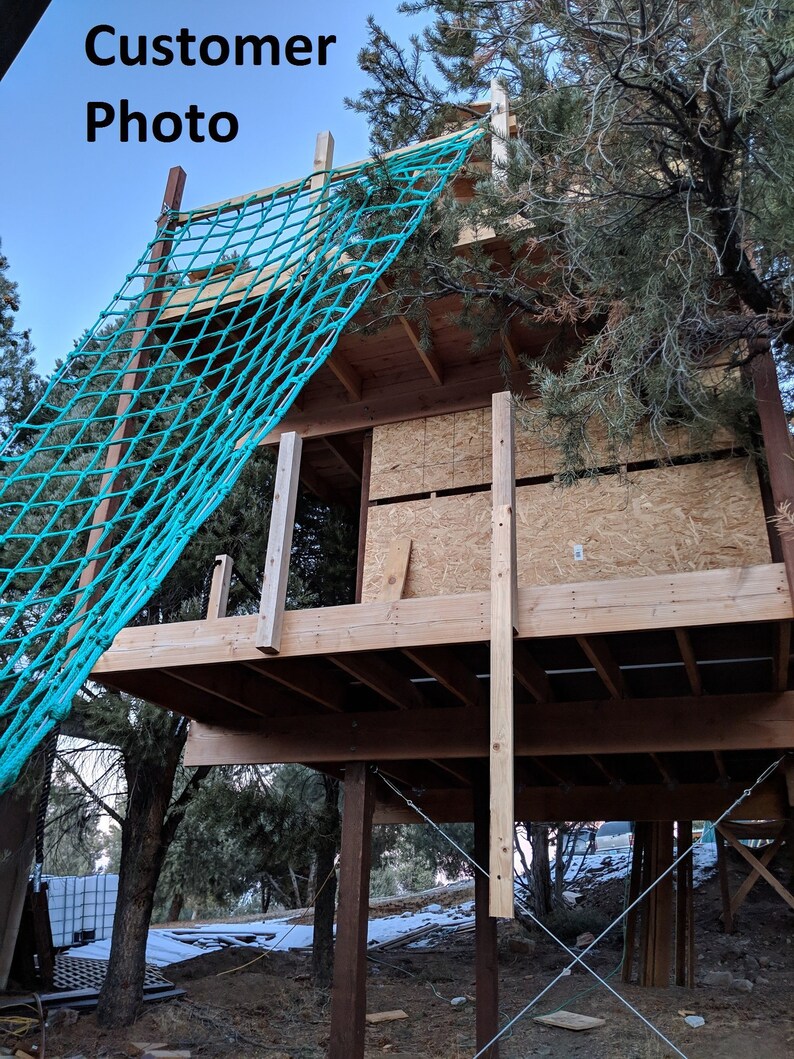 Clearance Climbing Net Handmade 8 X 8 Squares Etsy