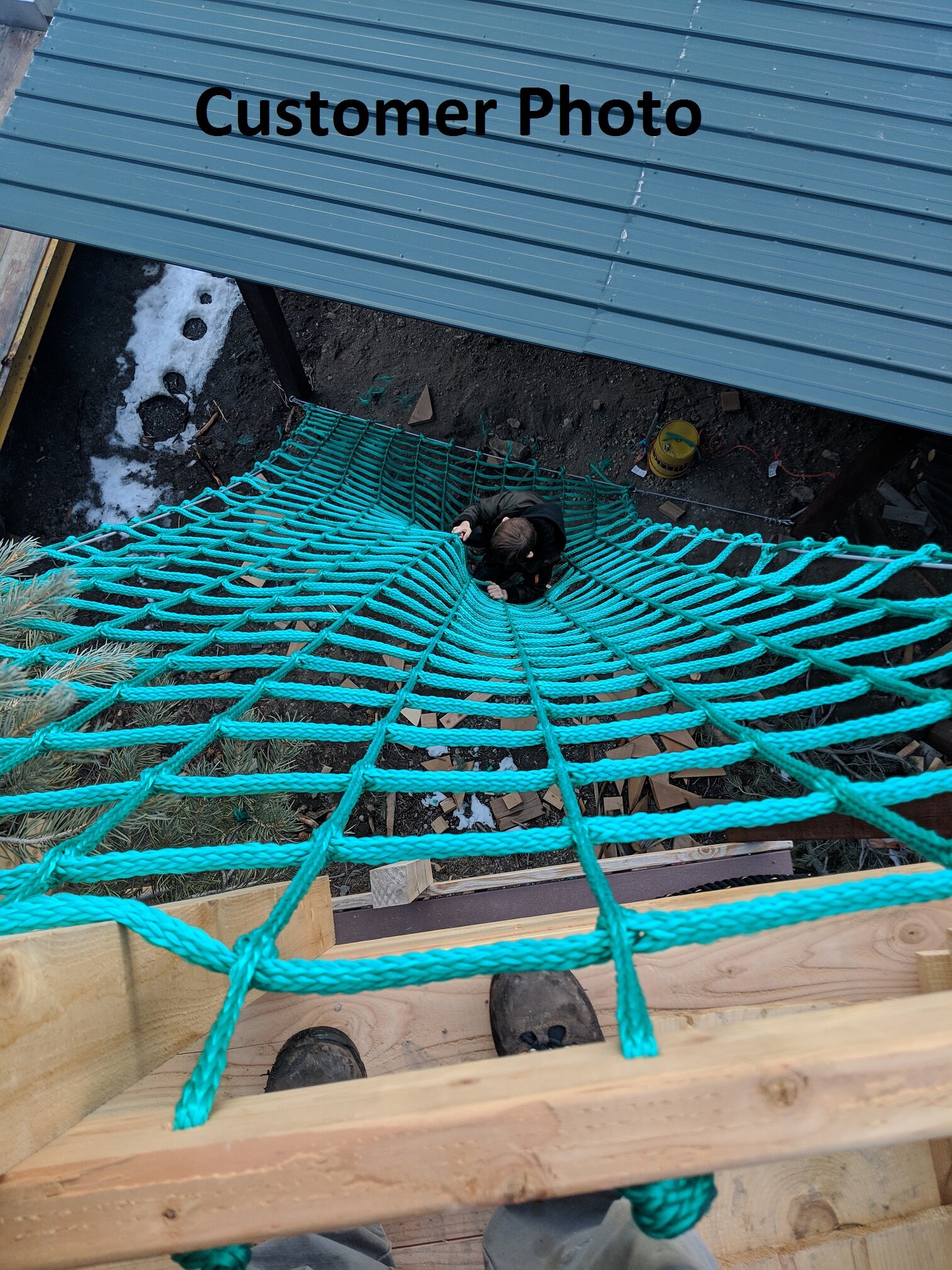 Clearance Climbing Net Handmade 8 X 8 Squares Etsy