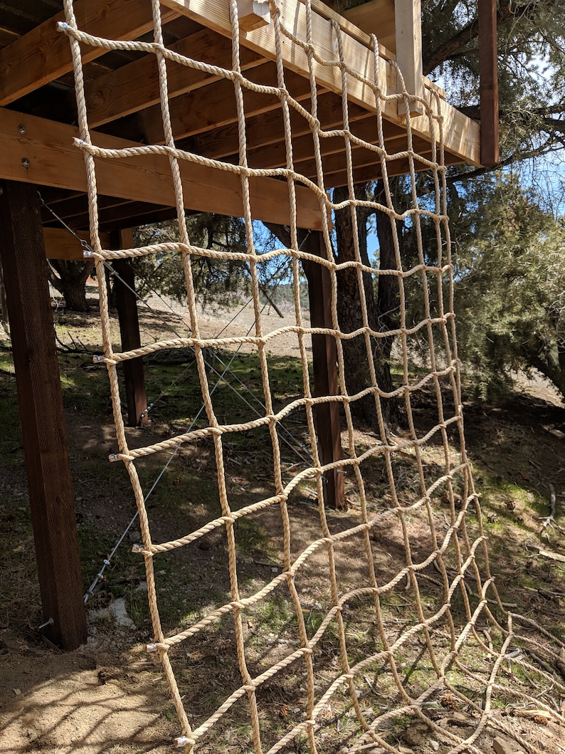 Handmade Pro Manila Rope Climbing Net - 10