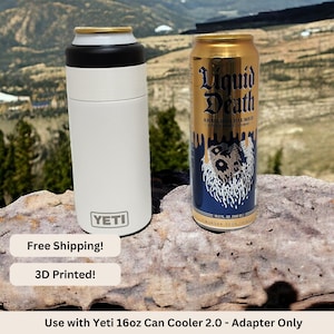 Liquid Death 19.2oz Can Adapter YETI Rambler Colster 2.0