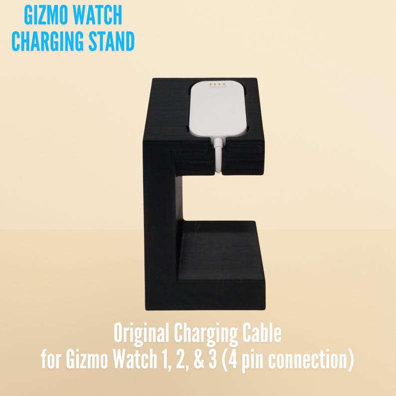 Gizmo Watch Charging Stand for 3 Adventure - Verizon Kids Smartwatch Gen 1, 2, 3 (4 pin)