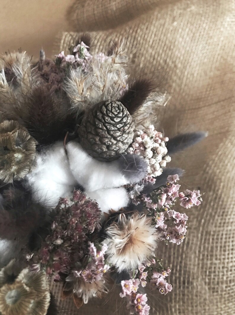 dried flower bouquet