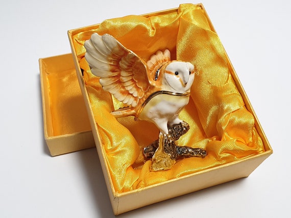 Boîte à Bijoux Décorative En Forme De Hibou - Occasion - Marque Générique