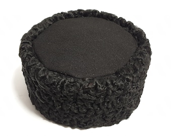 Kozakkenhoed Kubanka Papakha, winterhoed Sovjet-uniform, astrakhan karakul hoed