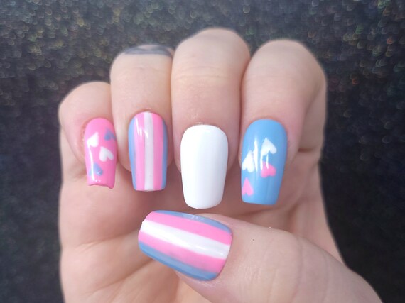 Pink, Blue, Gold & White Nail Wraps: Best Nail Strips for Nail Designs –  shopsawyerandscout