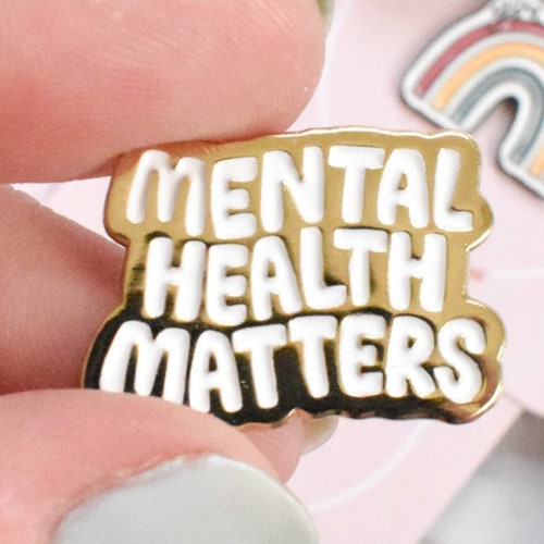 Mental Health Matters Enamel Lapel Pin Etsy