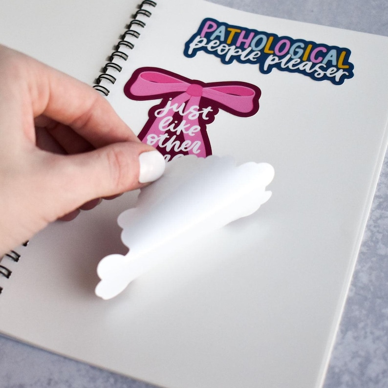 Silly Little Reusable Sticker Book - Sticker Collecting Album Best Birthday Gift For Her - Sticker Release Liner Book Unique Teacher Gifts immagine 2