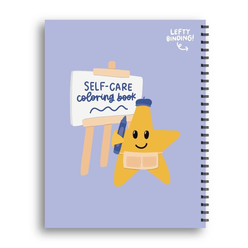 Self Care Coloring Book for Adults - Mental Health and ADHD Coloring Pages Back To School Gift - Coloring Pages For Teens - 8.5x11 inches image 7