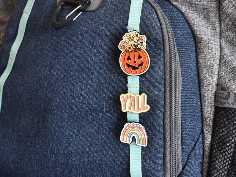 You Matter Pin Mental Health Enamel Pin - Cute Rainbow Pin For Mental Health Awareness Month - School Counselor or Teacher Pins For Lanyard image 4