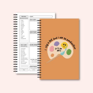 Cry A Lot / Productive Mental Health Journal - Anxiety and Therapy Journal With Mood Tracker - Guided OCD Workbook - Self Care Daily Planner