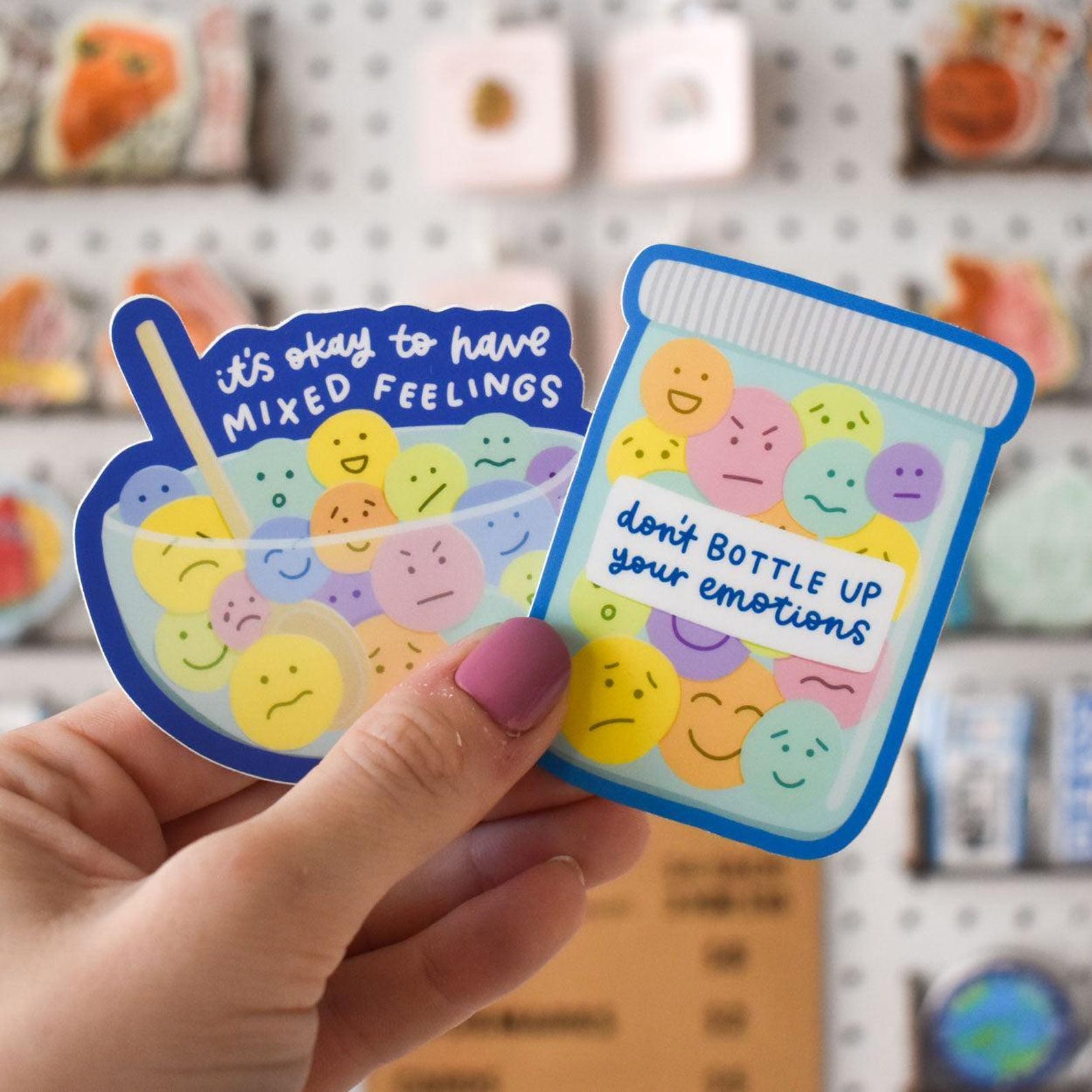 Don't Bottle up Your Emotions Sticker | Funny Mental Health Vinyl Decal ...