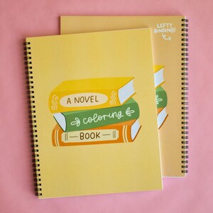 Bookish Coloring Book For Adults and Teens - Book Lover Gift - Cute Coloring Pages Self Care Gift - Novel Coloring Book - 8.5x11 in Left-Handed