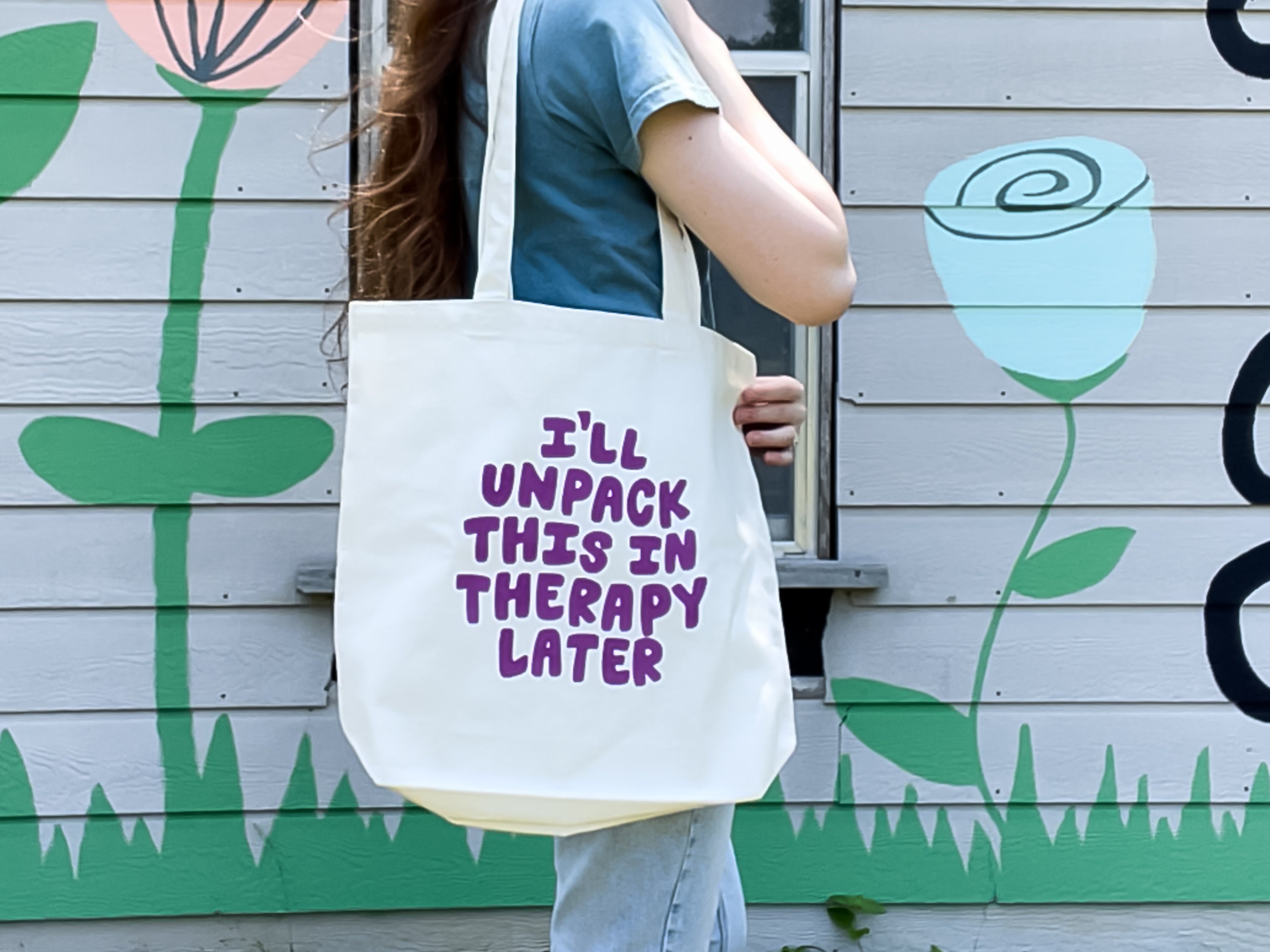 I'll Unpack This In Therapy Tote Bag Funny Reusable Bag Etsy