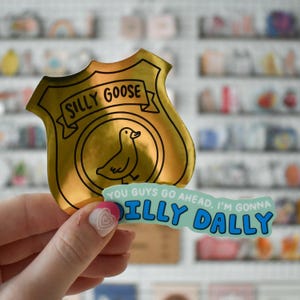 Dilly Dally Sticker | Funny Everyday Vinyl Decal for Laptops and Water Bottles image 2