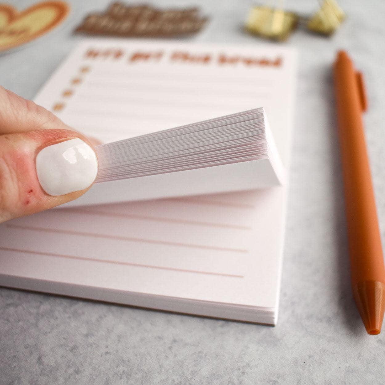 Let's Get This Bread Notepad Funny Stationery Best Mothers Day Gift ...