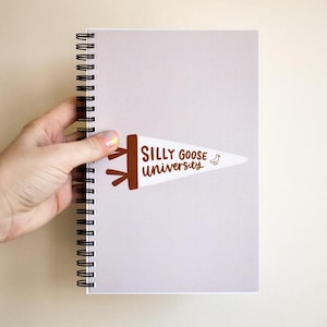 Silly Goose Spiral Notebook - Funny Journal Girly Graduation Gifts For Her - Writing Diary or Work Notebook Best Birthday Gifts For Friends image 4