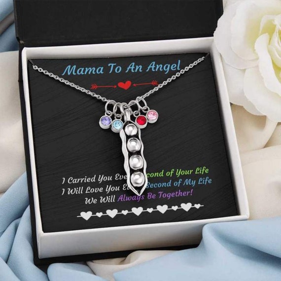 Miscarriage birthstone sale necklace