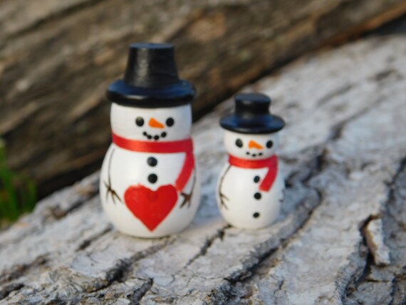 snowman peg doll