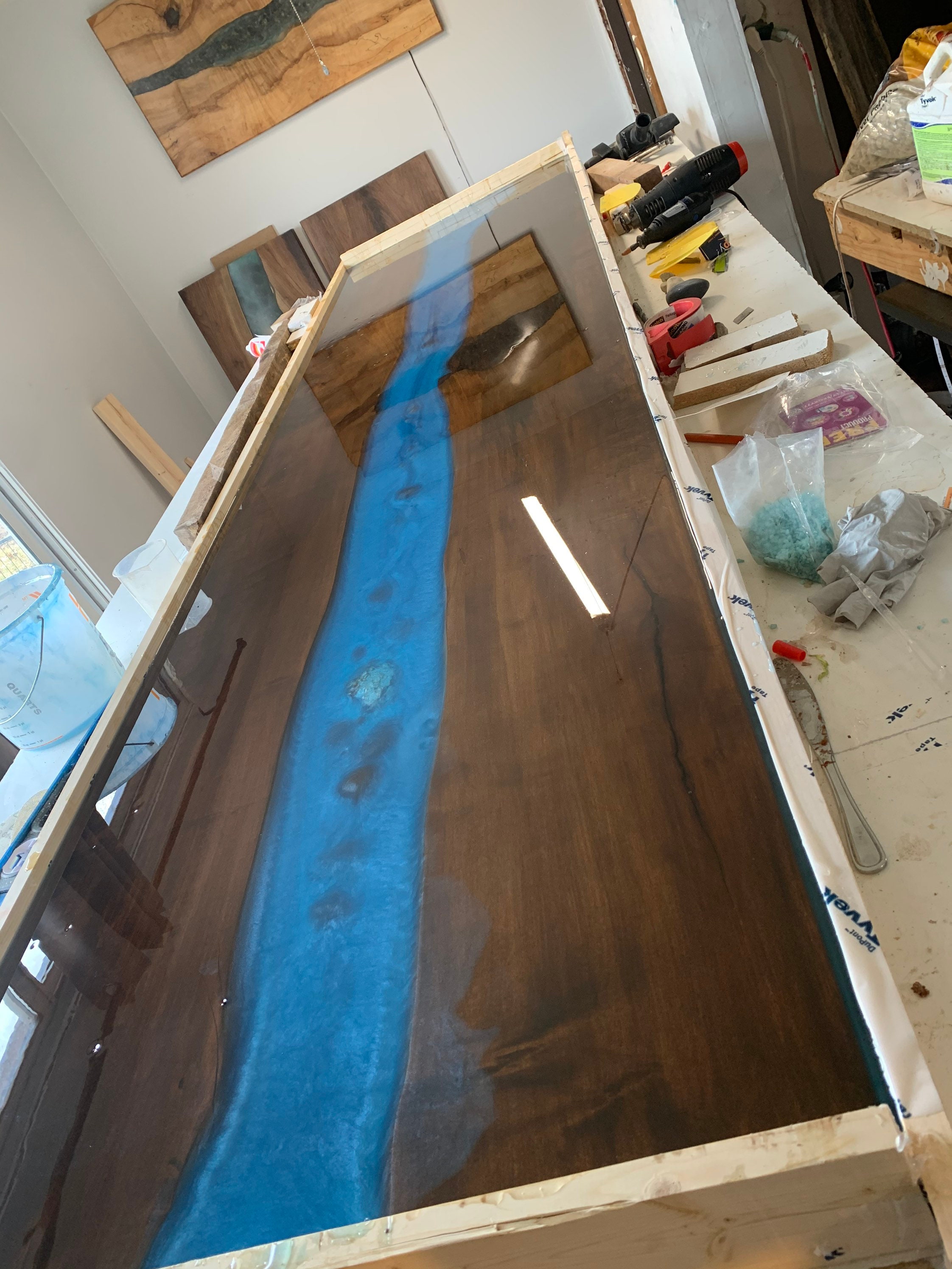 Epoxy River Bar Top Etsy