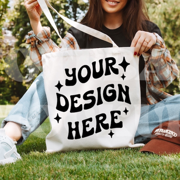 Tote Bag Mockup, Canvas Tote Bag Mockup, Printify Tote Bag, Print on Demand Mockup, Model Mock up, Aesthetic Tote Bag, Gift Bag Mockup