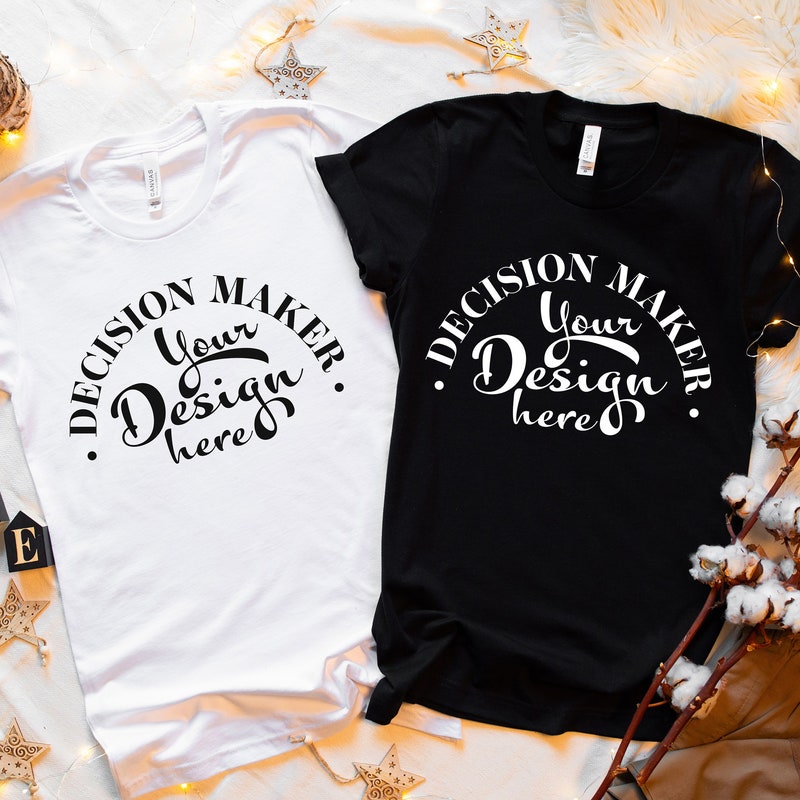 Black and White Tee Etsy