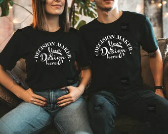 Download Couple Shirt Mockup Etsy