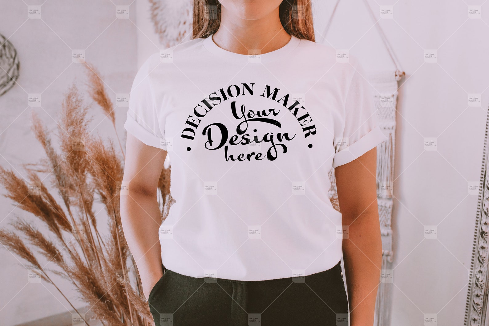 Download White Bella Canvas 3001 Mockup White Unisex T-shirt Mock ...