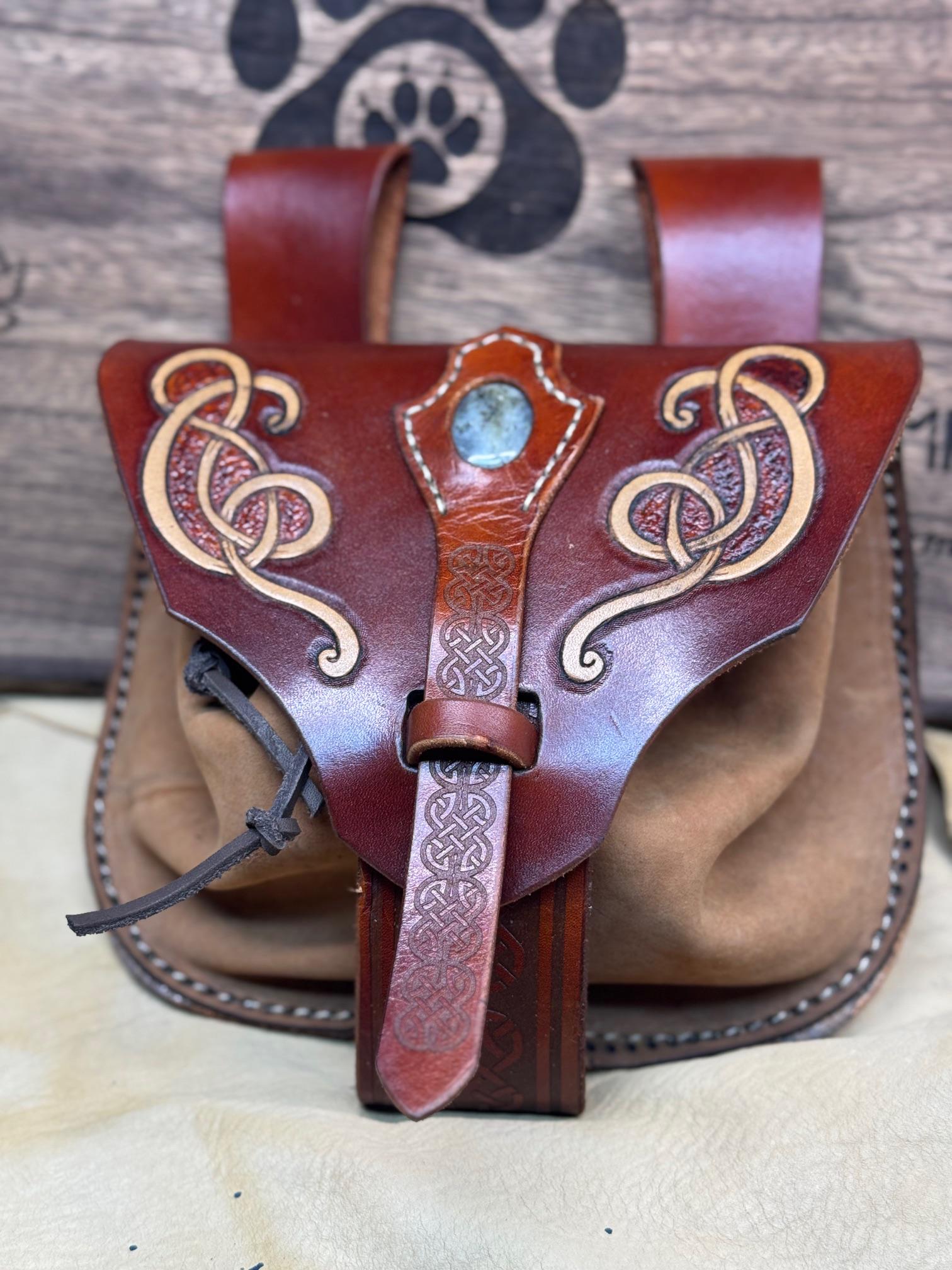 Antler Leather Belt - Etsy