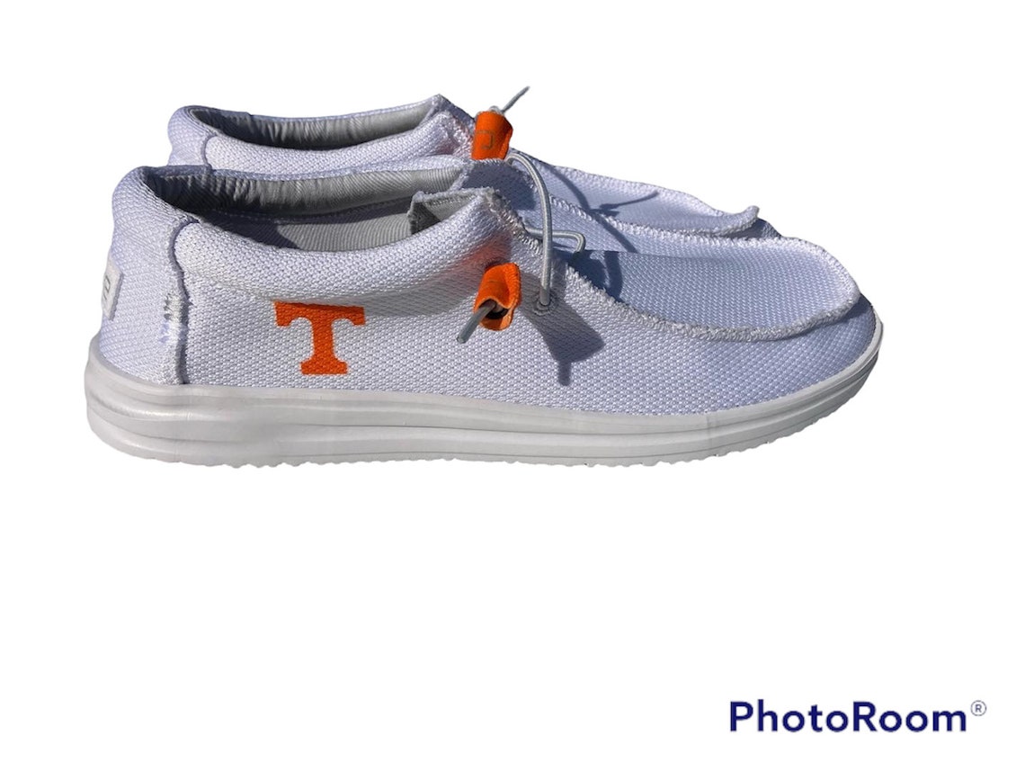 Tennessee Vols Shoe Hey Dude Etsy