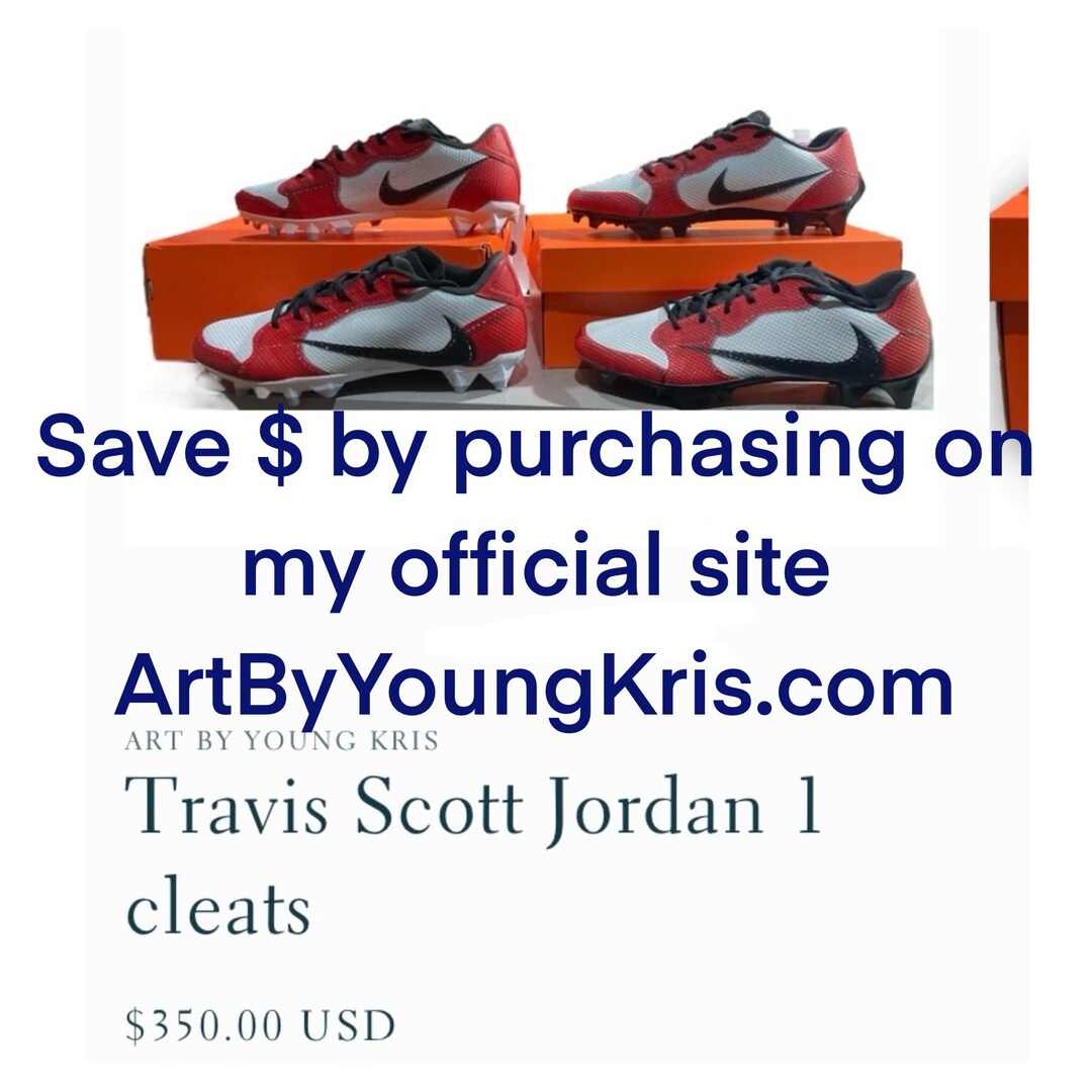 travis scott 1 cleats