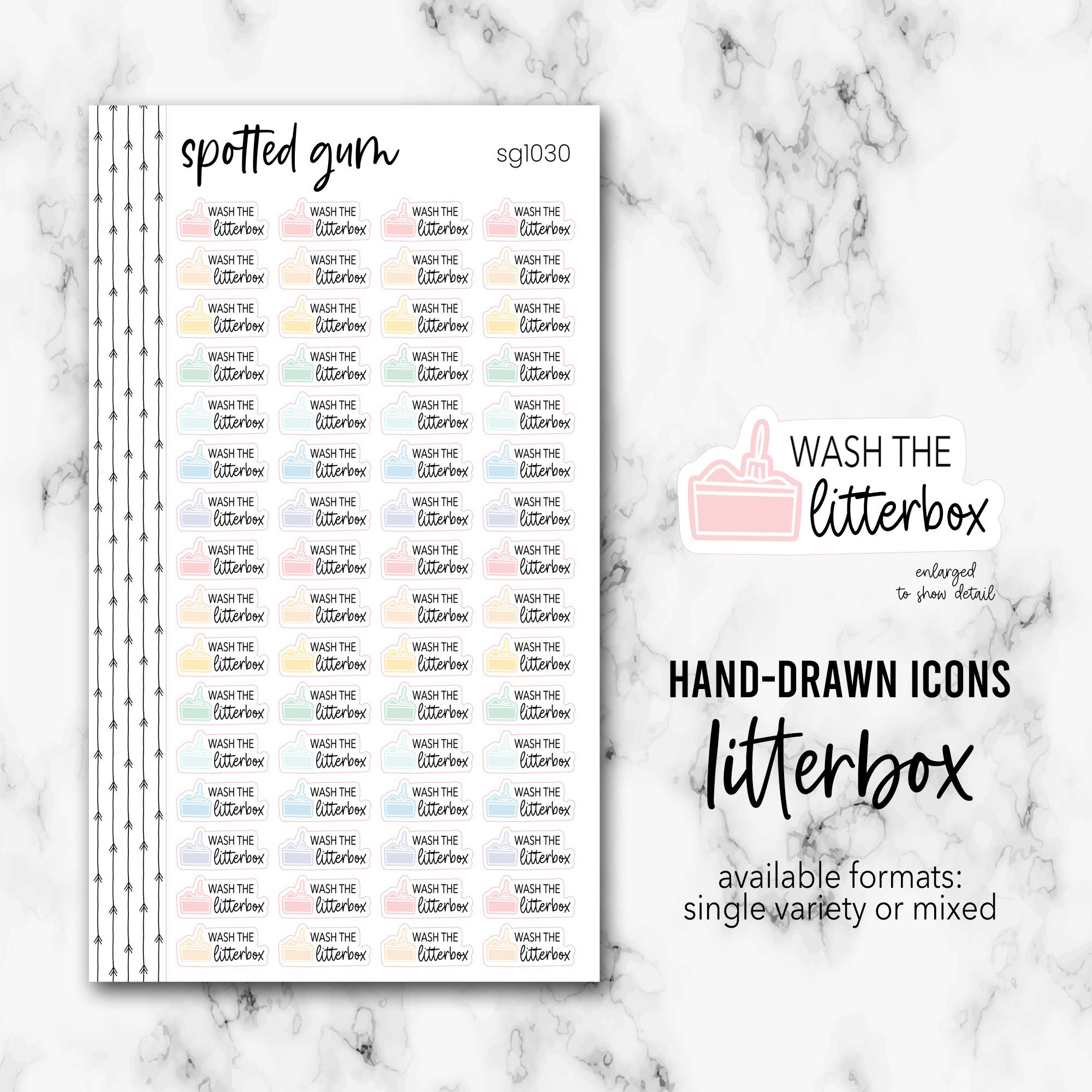 Free printable cat planner stickers - ausdruckbare Katzensticker