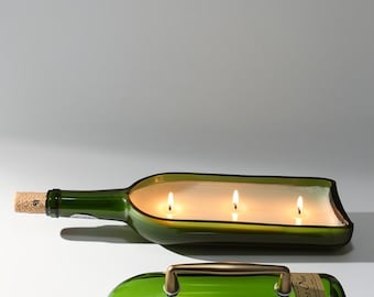 Wine Scented Candle, Wine Bottle Candle, Mother's Day Gift, Unique Wedding Gift, Anniversary Gift for Couples, Unique Wine Gift
