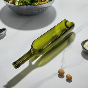 Wine Bottle Planter, Cut Lengthwise, Horizontal, Liquor, Crafts, Serving dish, Indoor Plant, Succulent Glass Terrarium, Christmas Gift
