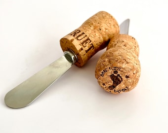SET OF TWO Wine Cork Knife Stainless Steel | Gifts For Wedding Favors, Wine Lover gifts, Bridal Shower Gift, Christmas Gift, Unique Gift