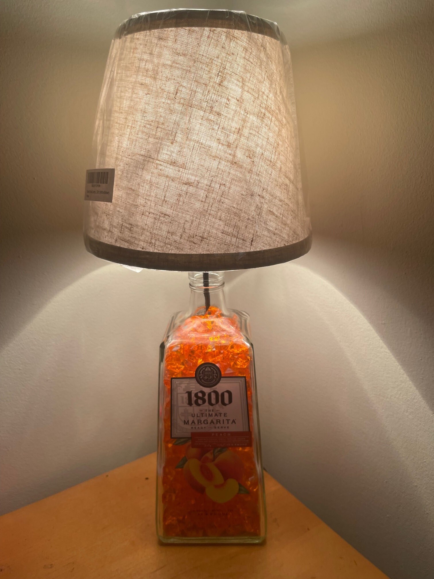 1800 Tequila Bottle Lamp Liquor Bottle Lamp Table Lamp Etsy
