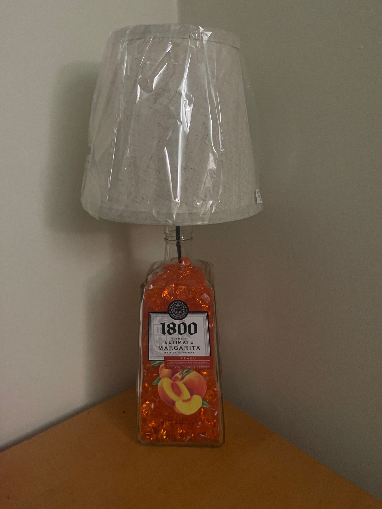 1800 Tequila Bottle Lamp Liquor Bottle Lamp Table Lamp Etsy