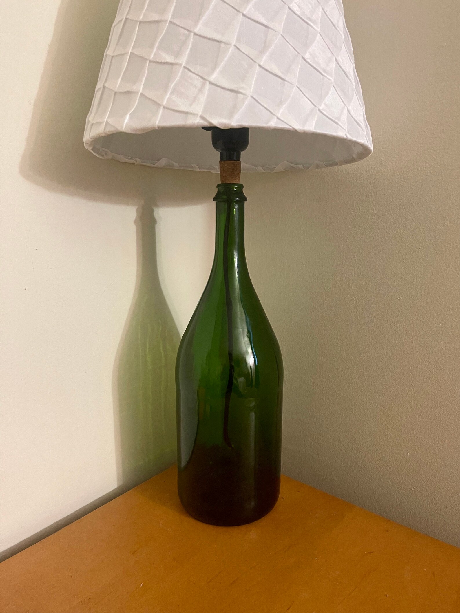 Wine Bottle Table Lamp Recycled Table Lamp for Desk Bottle - Etsy