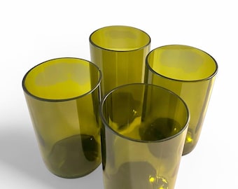 Upcycled Wine Bottle Glasses: Eco-Friendly Minimalist Tumblers