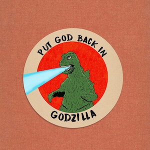 Godzilla Sticker