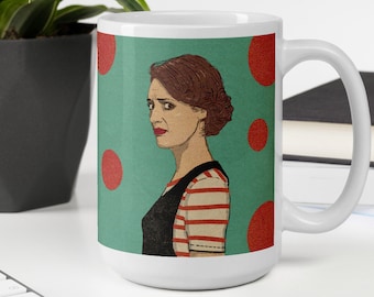 Taza Fleabag: Taza de cerámica resistente