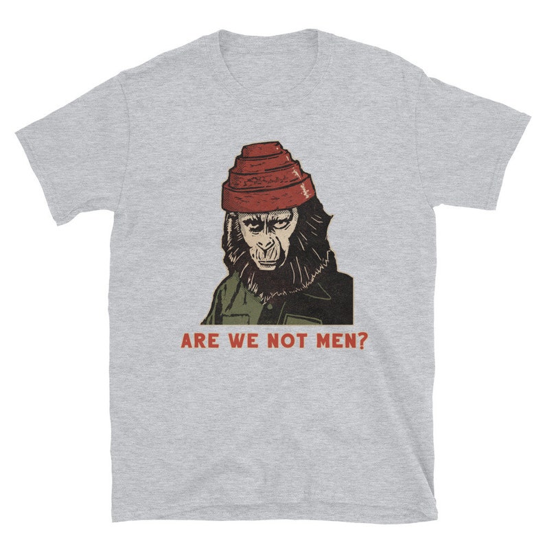 Are we not men Devo Planet of the Apes Short-Sleeve Unisex T-Shirt image 5