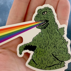 Adesivo Orgulho Gayzilla