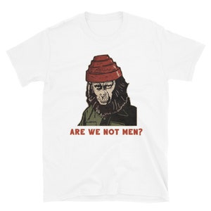 Are we not men Devo Planet of the Apes Short-Sleeve Unisex T-Shirt image 2