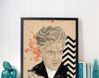 David Lynch Art Print: Archival Paper - Etsy