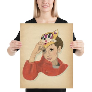 Audrey Hepburn Breakfast at Tiffanys Poster