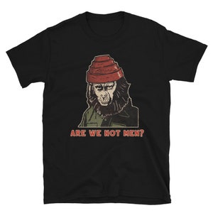 Are we not men Devo Planet of the Apes Short-Sleeve Unisex T-Shirt image 1