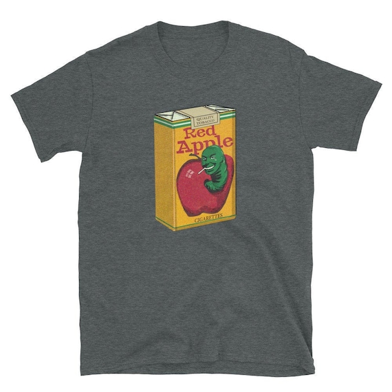 cigarette pack in t shirt sleeve Quentin Tarantino Red Apple Cigarettes Short-Sleeve Unisex T-Shirt